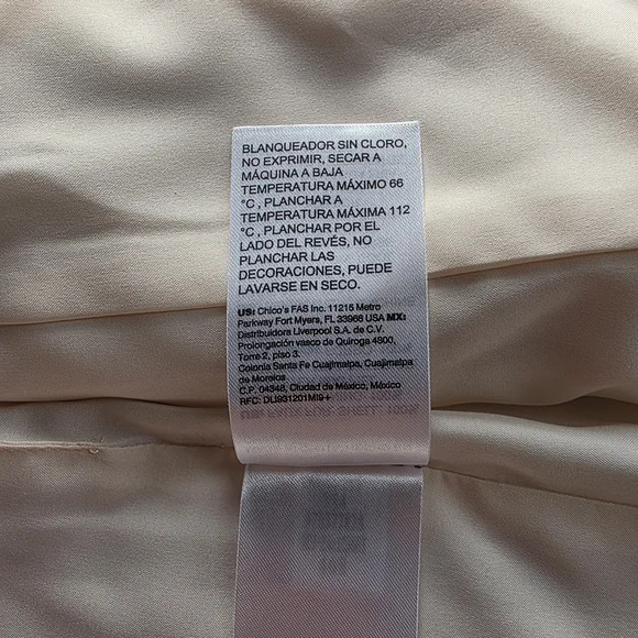 Chico's Pearl Embellished Faux Fur Vest Color Ivory - Picture 8 of 9